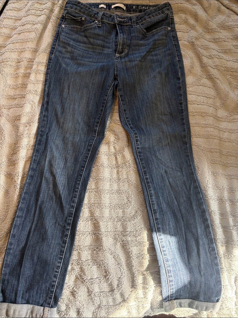 LC Lauren Conrad Dark Blue Skinny Jeans